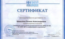 Сертификат дополнительного образования